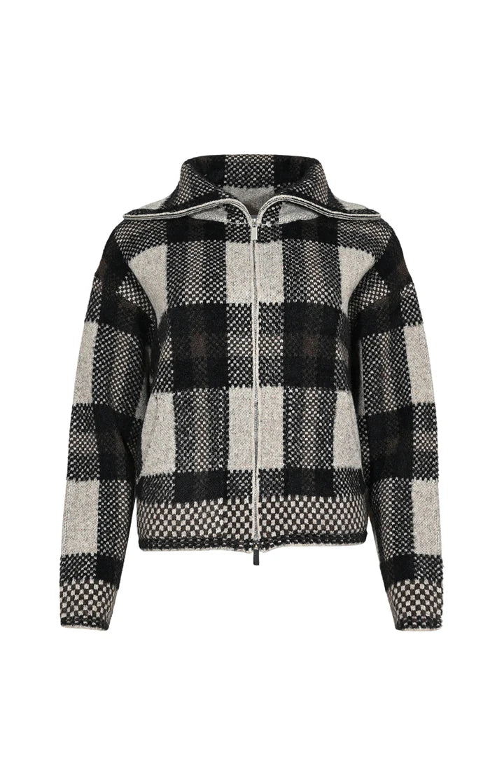 Vest Rumour Check Brown Maicazz