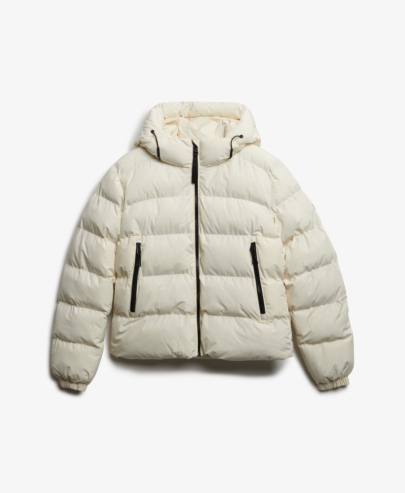 Sports pufferjas met capuchon Superdry