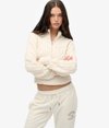 Trui Slim Cable Half Zip Knit Superdry