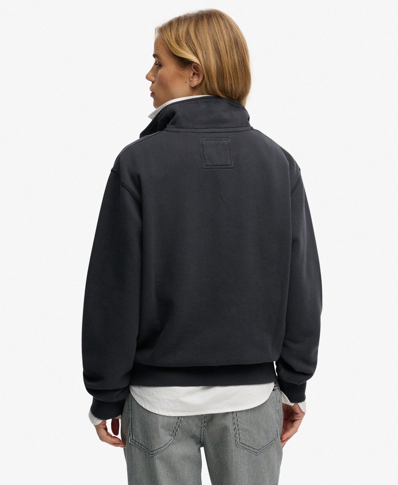 Athletic Essentials Graphic Half Zip Sweatshirt Superdry