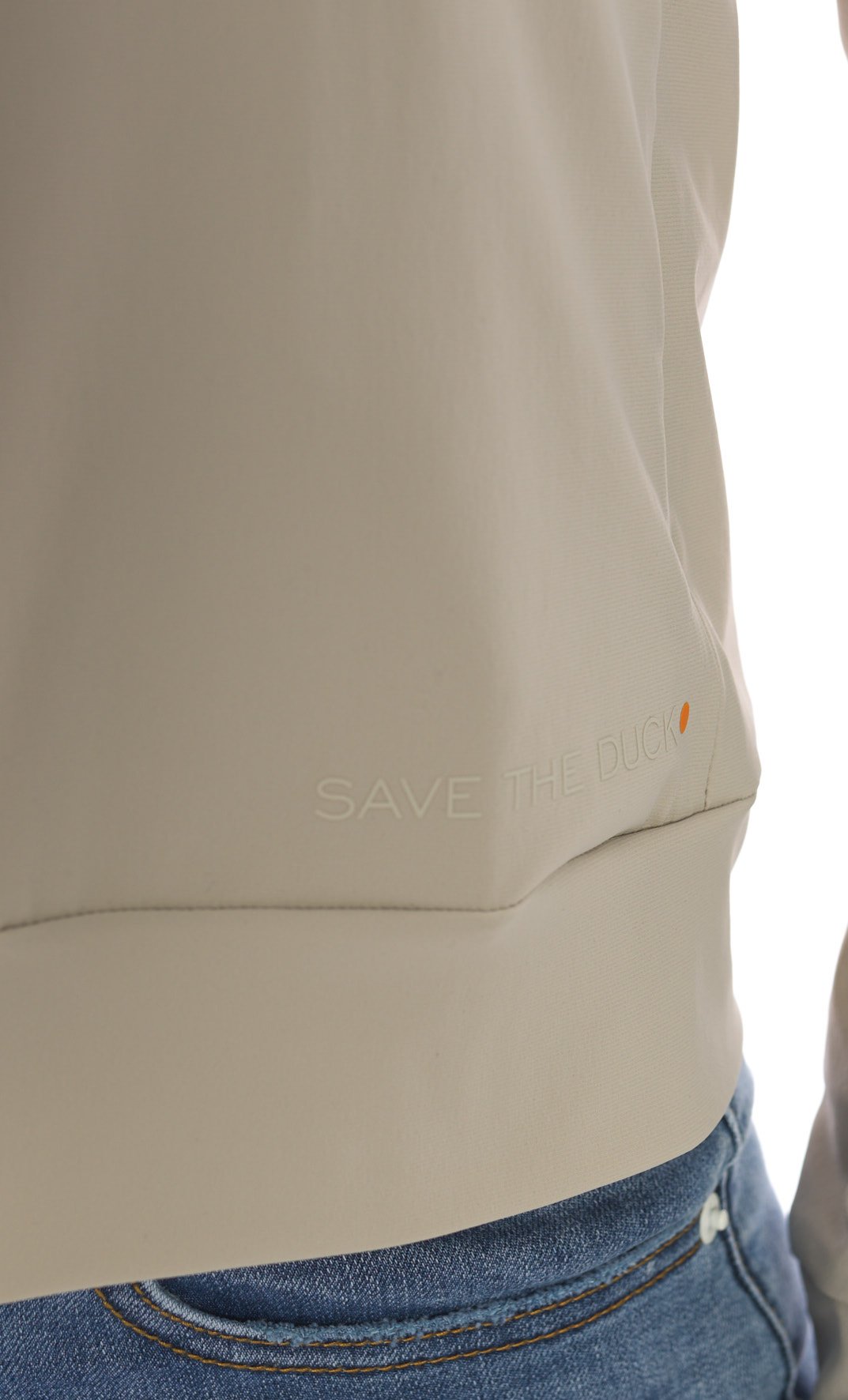 Save The Duck damesjas Beige kort model