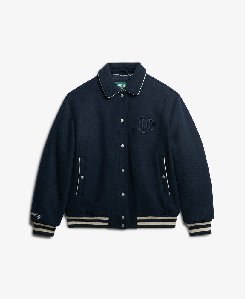 Country Club Wool Bomber Jacket Superdry