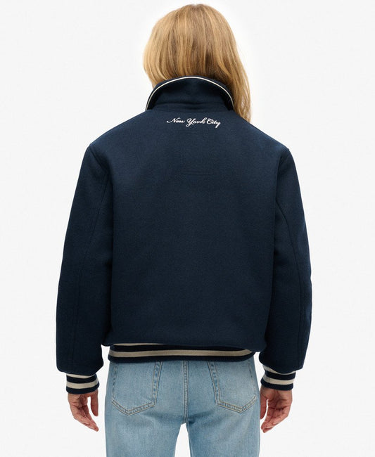 Country Club Wool Bomber Jacket Superdry