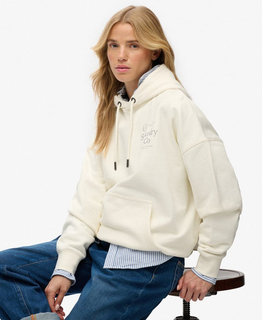 Luxe Casual Relaxed Hoodie Superdry