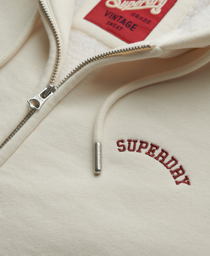 Borg Lined Zip Hoodie Superdry