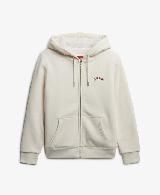 Borg Lined Zip Hoodie Superdry