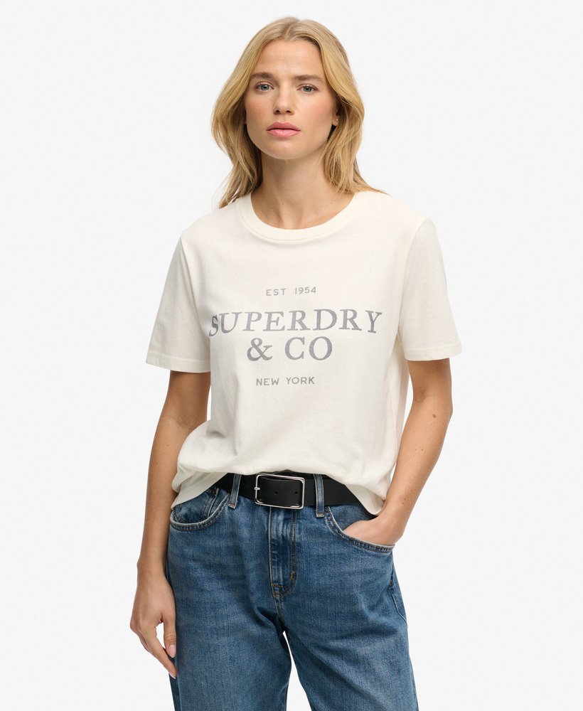 Luxe Casual Relaxed T-Shirt Superdry