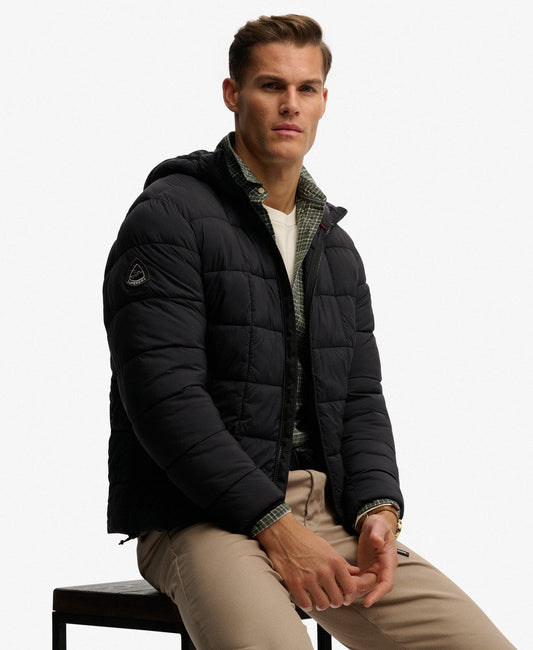 Hooded Box Quilt Fuji Lite Jacket Superdry